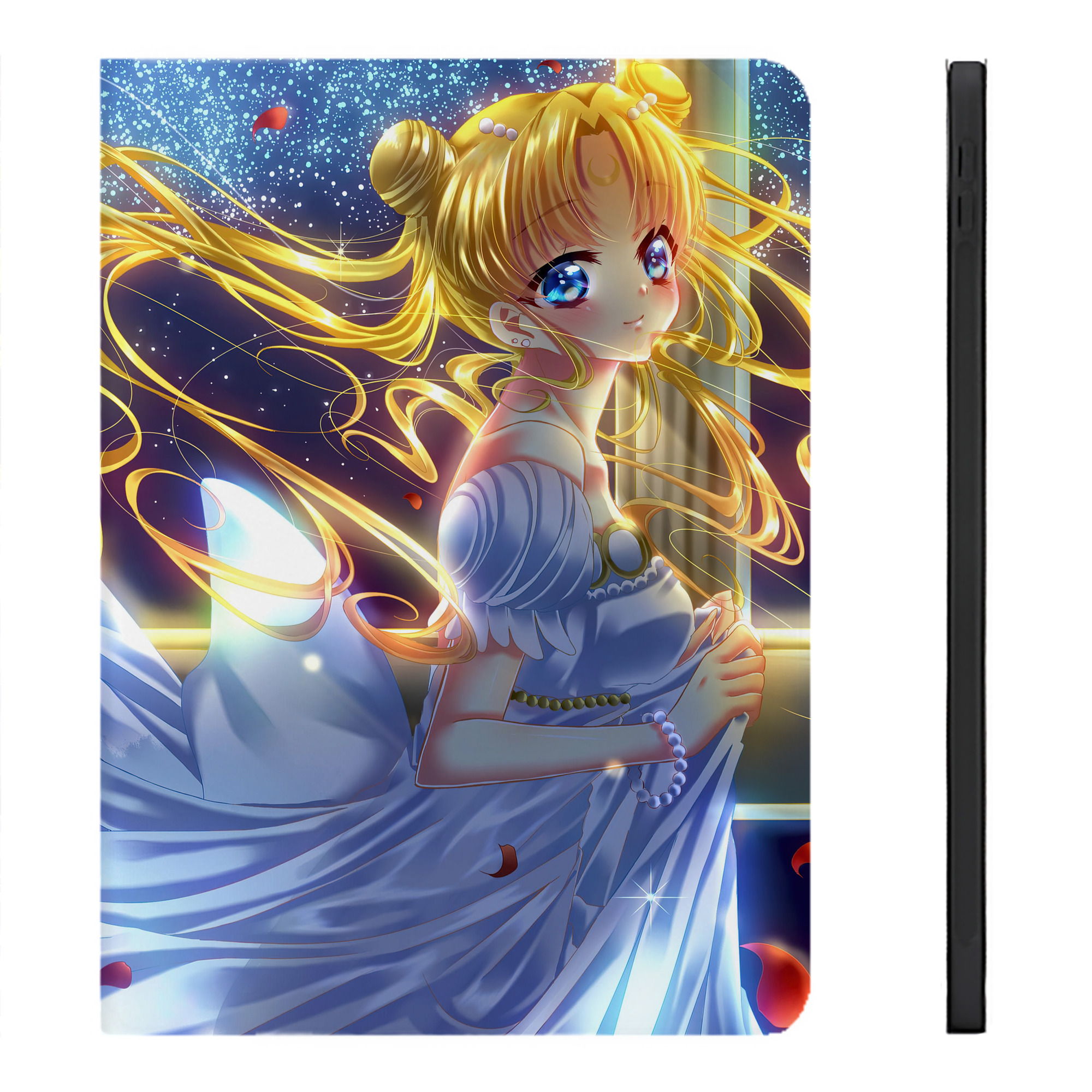 （画像用） 美少女戦士セーラームーン Sailor Moon IPadケース ペンホルダー付き ブックスタイルデザイン